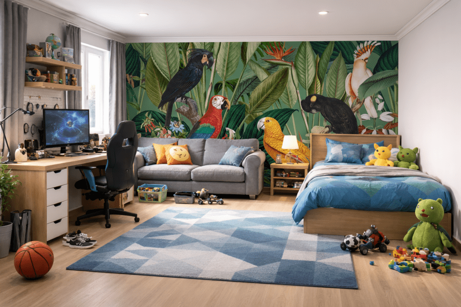 Exotic Feathered Canopy