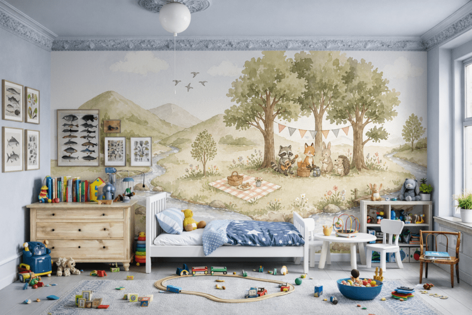 Forest Gathering Mural