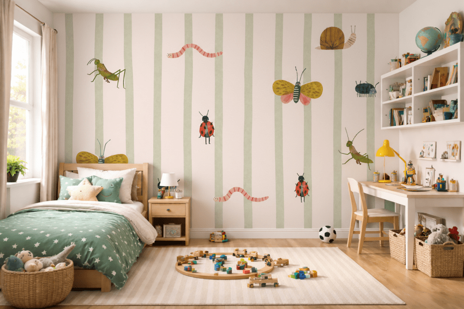Insect Garden Mural