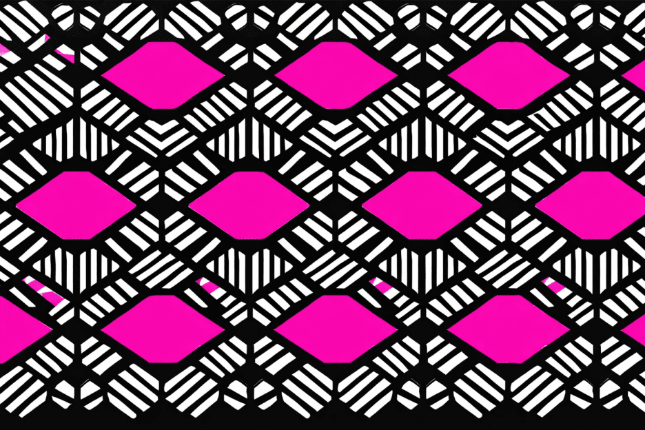 Neon Diamond Matrix