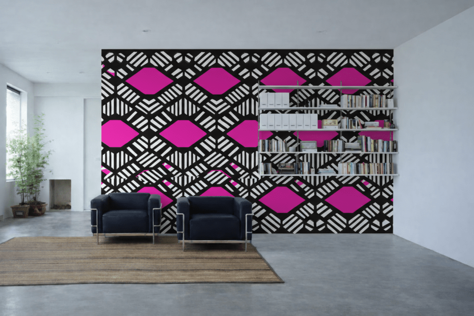 Neon Diamond Matrix