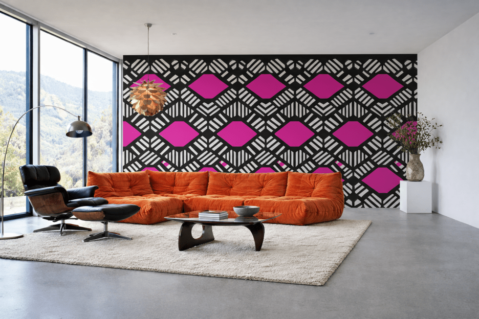 Neon Diamond Matrix