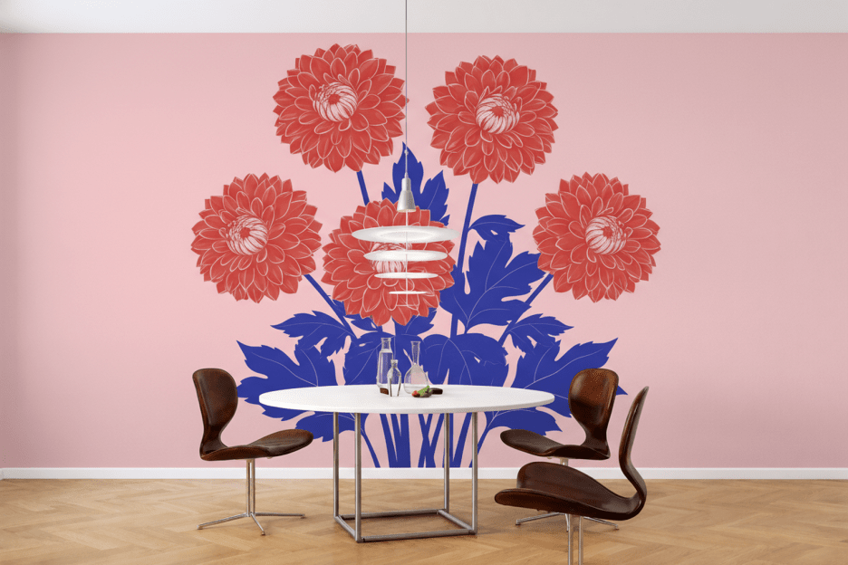 Crimson Dahlia Bouquet