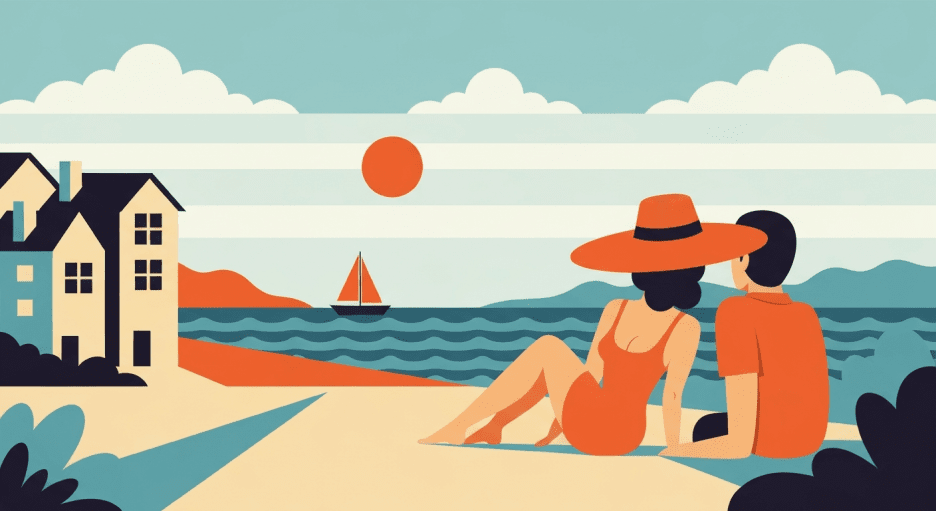 Sunset Shorescape