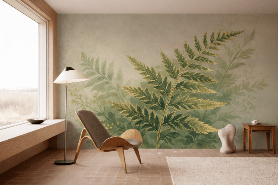 Silken Fern Tapestry