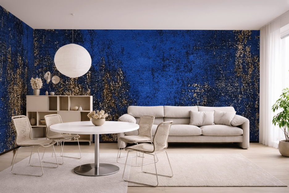 Gilded Sapphire Tapestry