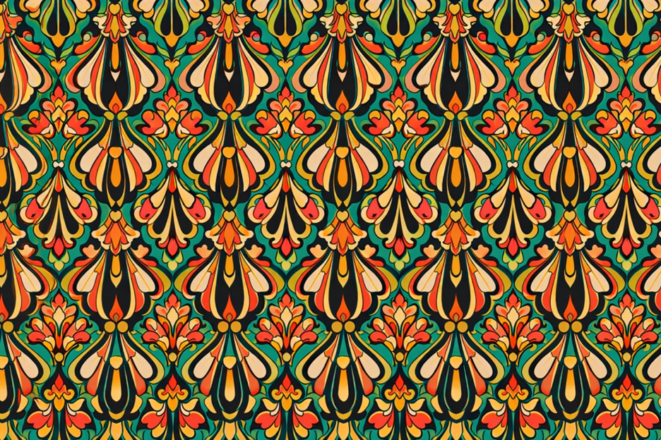 Flame Petal Tapestry
