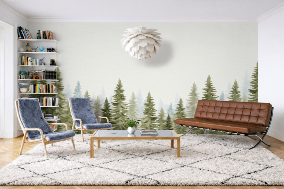 Frosted Pine Shadows