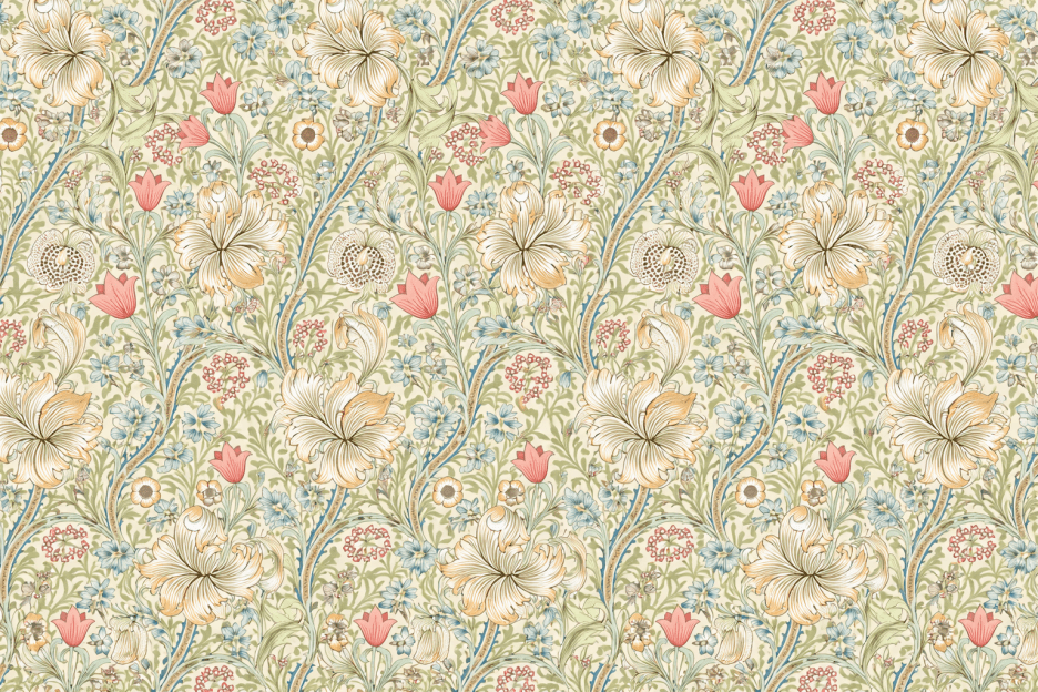 Floral Lattice Tapestry