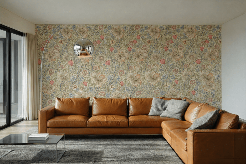 Floral Lattice Tapestry