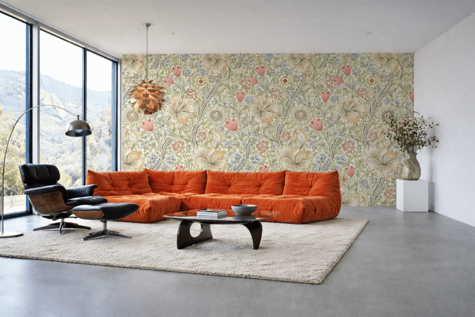 Floral Lattice Tapestry