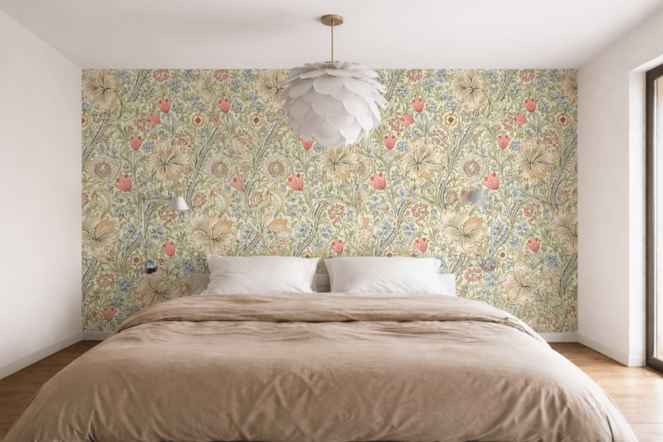 Floral Lattice Tapestry