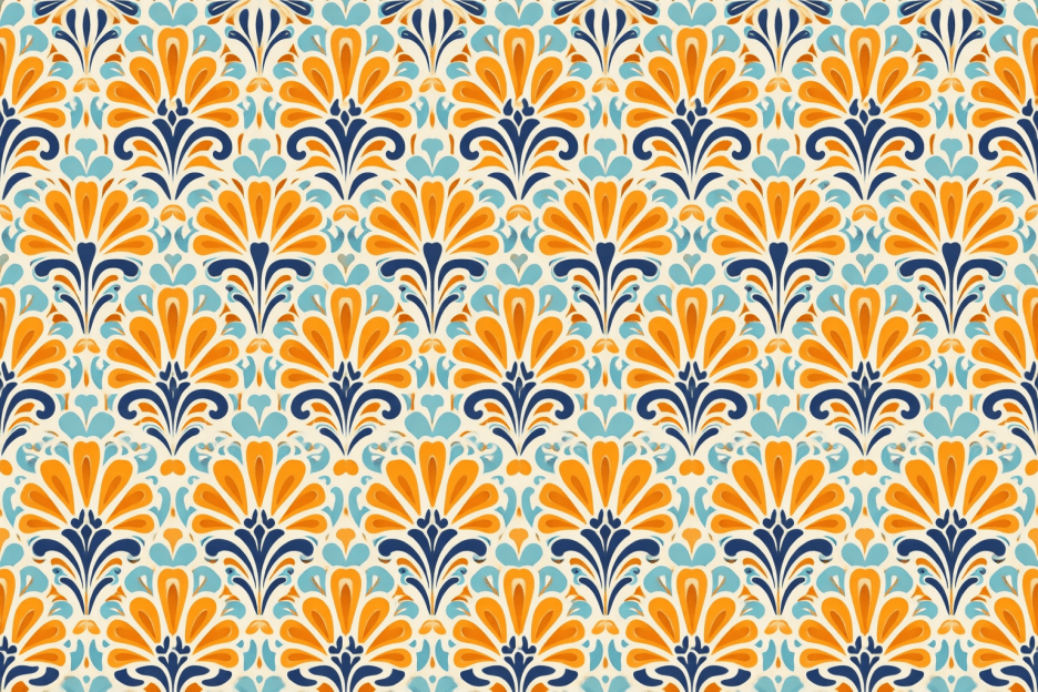 Flame Petal Mosaic