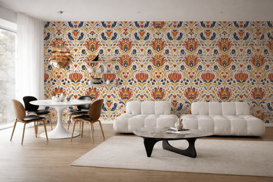 Whimsical Aviary Tapestry