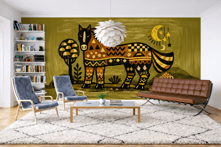 Patterned Equine