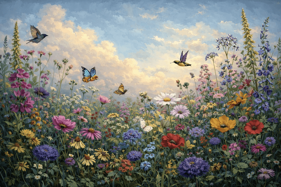 Whimsical Meadowcape