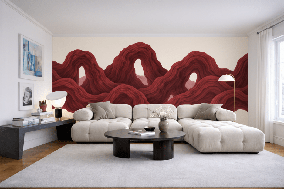 Crimson Kelp Undulations