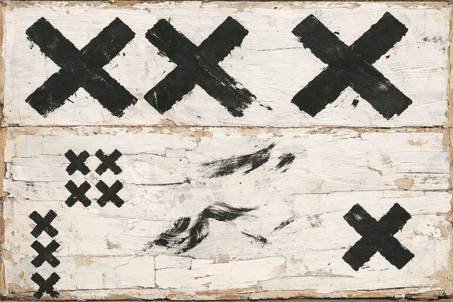 X Marked Canvas