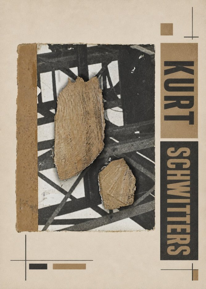 Kurt Schwitters Merz Collage with Found Objects No6 - Plakat