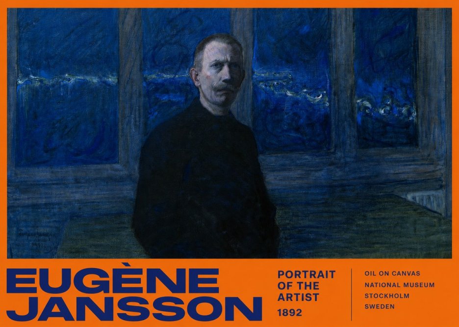 Eugène Jansson Portrait of the Artist I No2 - Plakat