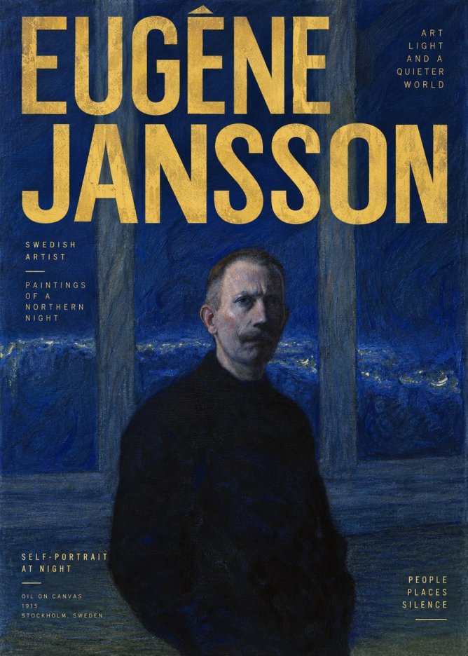 Eugène Jansson Portrait of the Artist I No6 - Plakat