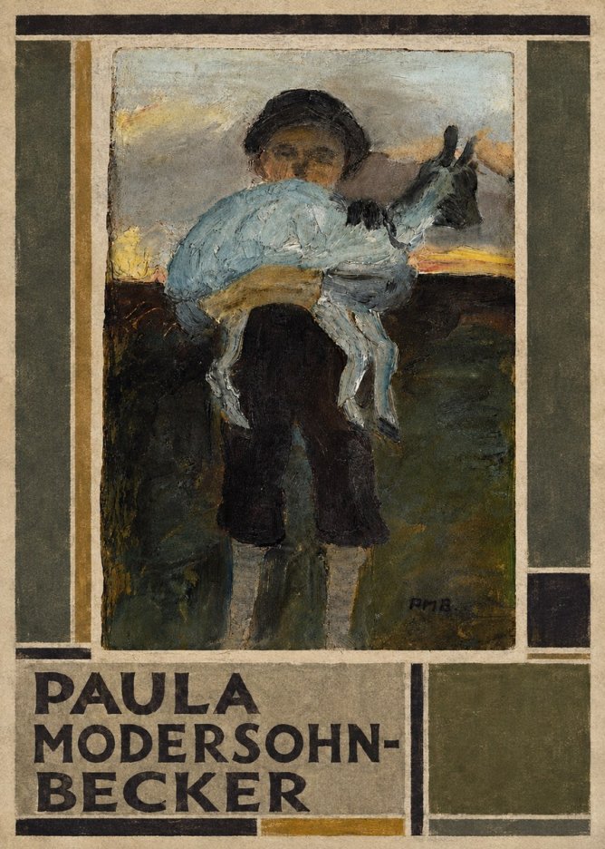 Paula Modersohn-Becker Boy with Goat No4 - Plakat