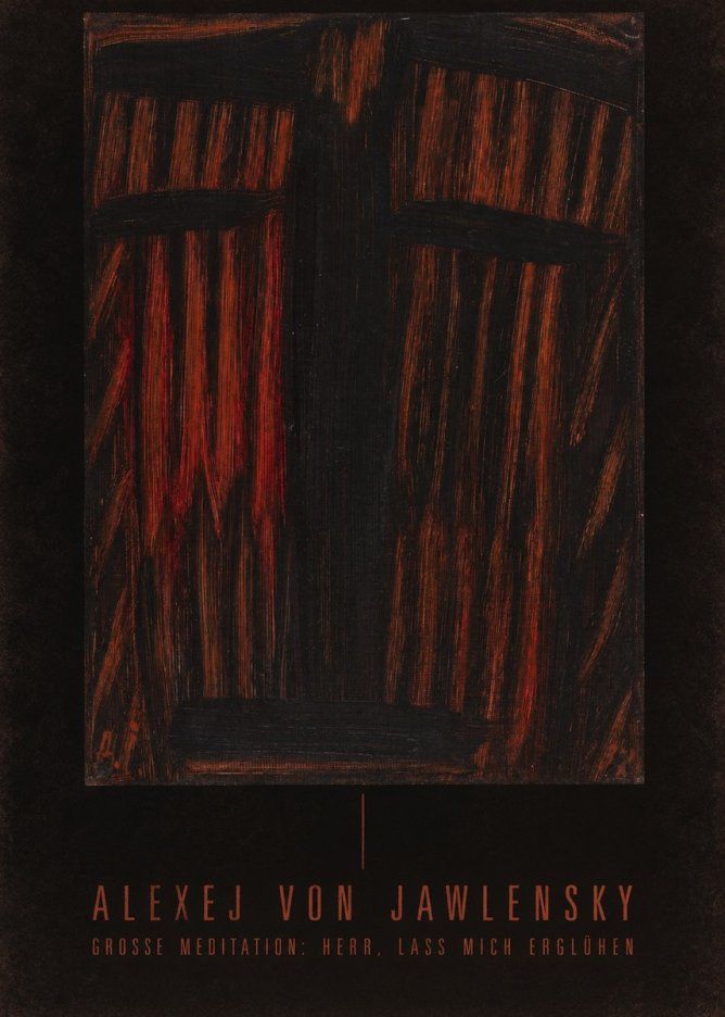 Alexej von Jawlensky Grosse Meditation: Herr, Lass Mich Erglühen No5 - Plakat