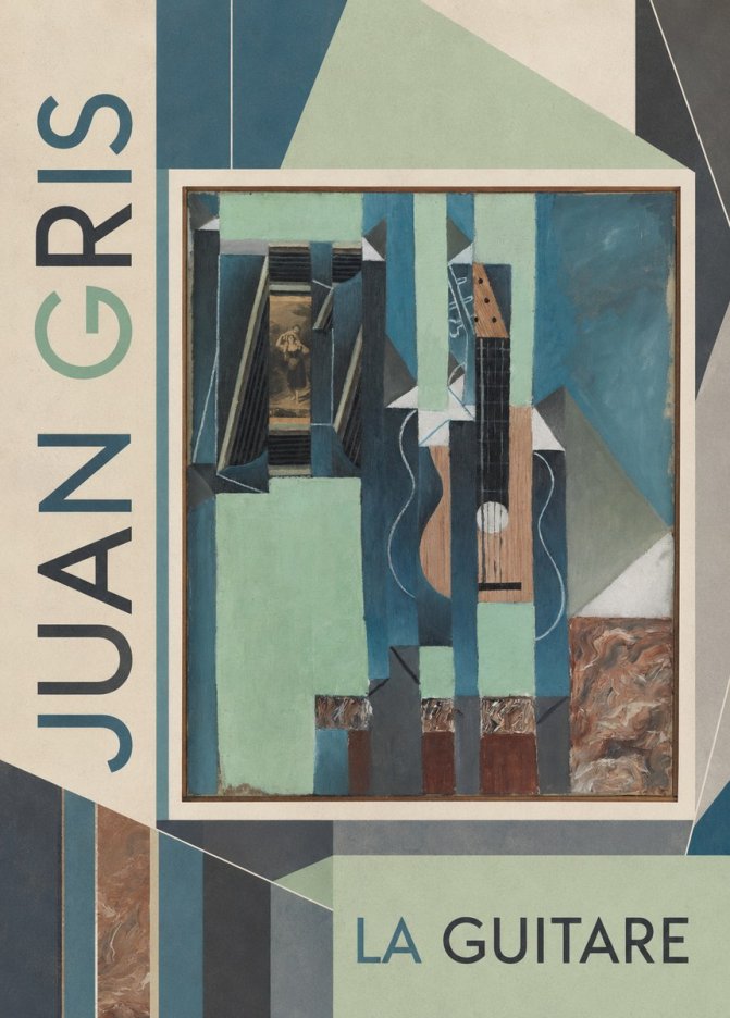Juan Gris La Guitare No2 - Plakat