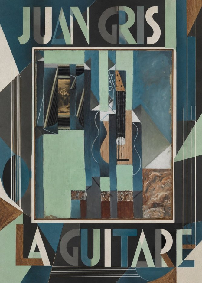 Juan Gris La Guitare No5 - Plakat