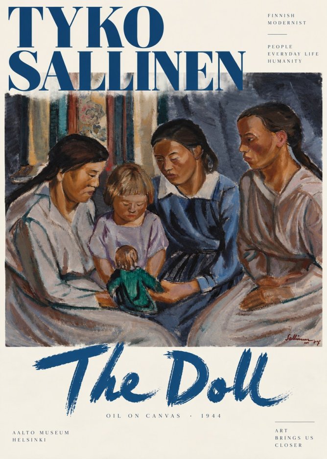 Tyko Sallinen The Doll No5 - Plakat