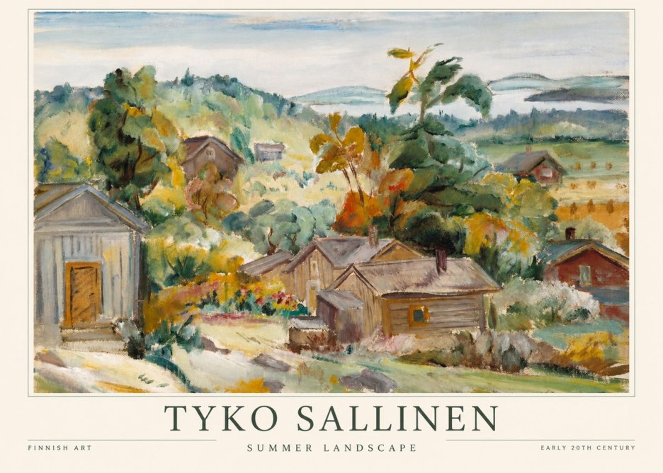 Tyko Sallinen Summer Landscape No1 - Plakat