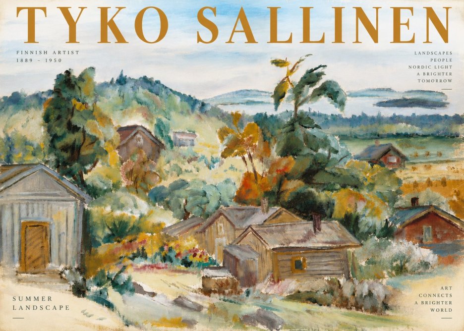 Tyko Sallinen Summer Landscape No6 - Plakat