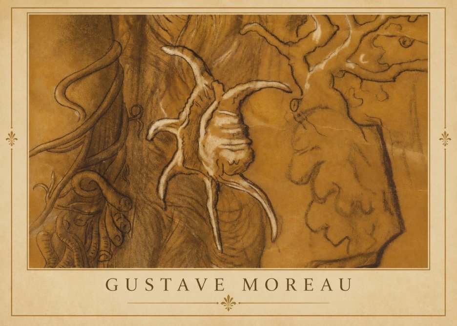 Gustave Moreau Mystical Shell Study No2 - Plakat