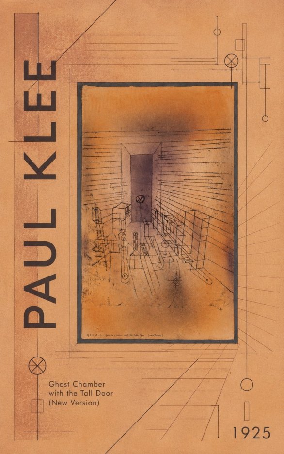 Paul Klee Ghost Chamber with the Tall Door (New Version) No4 - Plakat