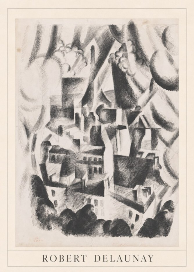 Robert Delaunay Vue Sur La Ville No3 - Plakat