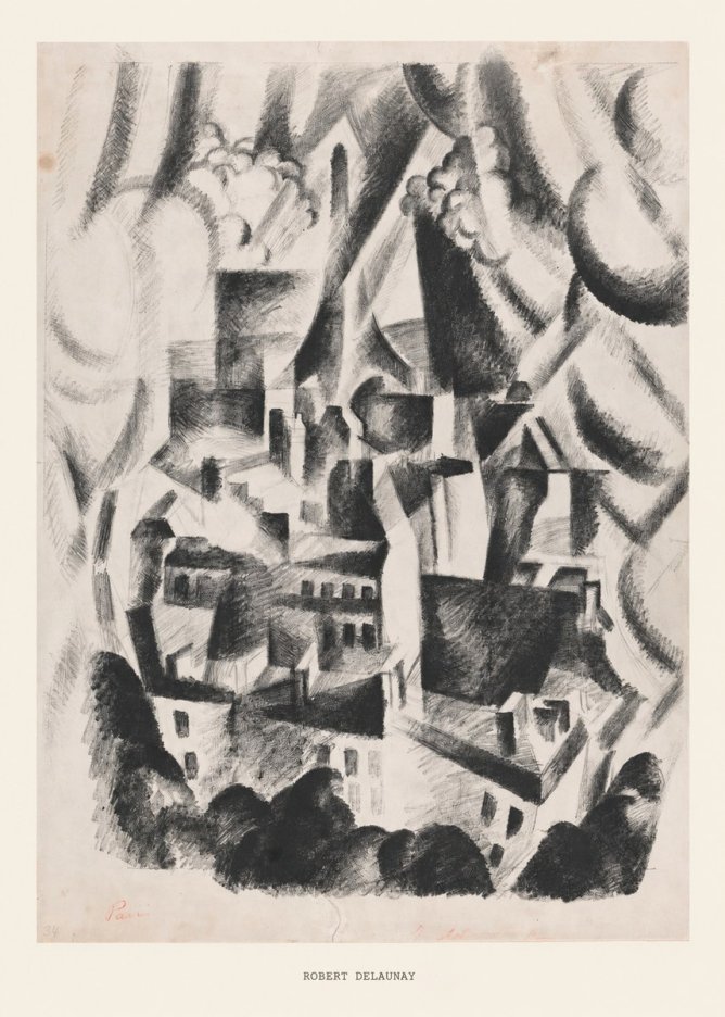 Robert Delaunay Vue Sur La Ville No6 - Plakat