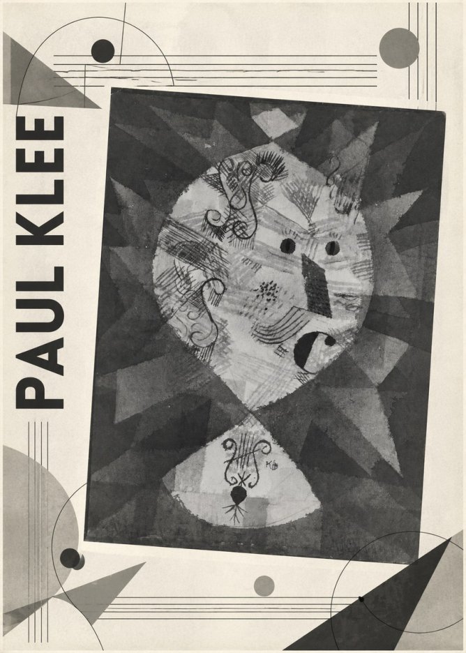 Paul Klee Der O Vom Hohen C No5 - Plakat