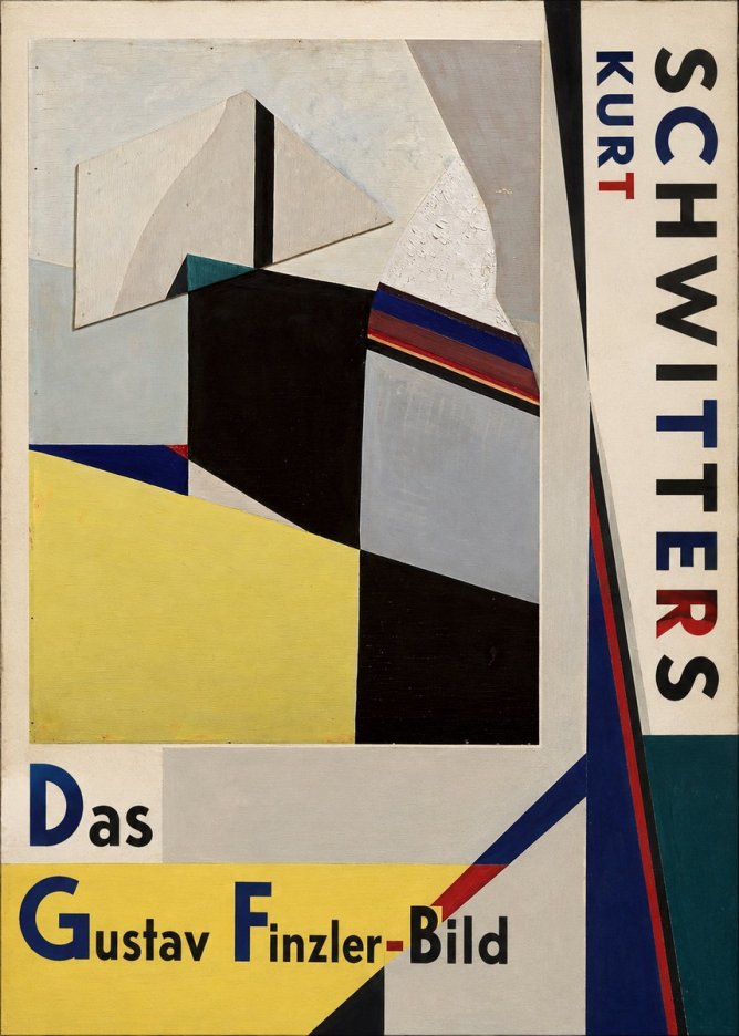 Kurt Schwitters Das Gustav Finzler-bild No4 - Plakat