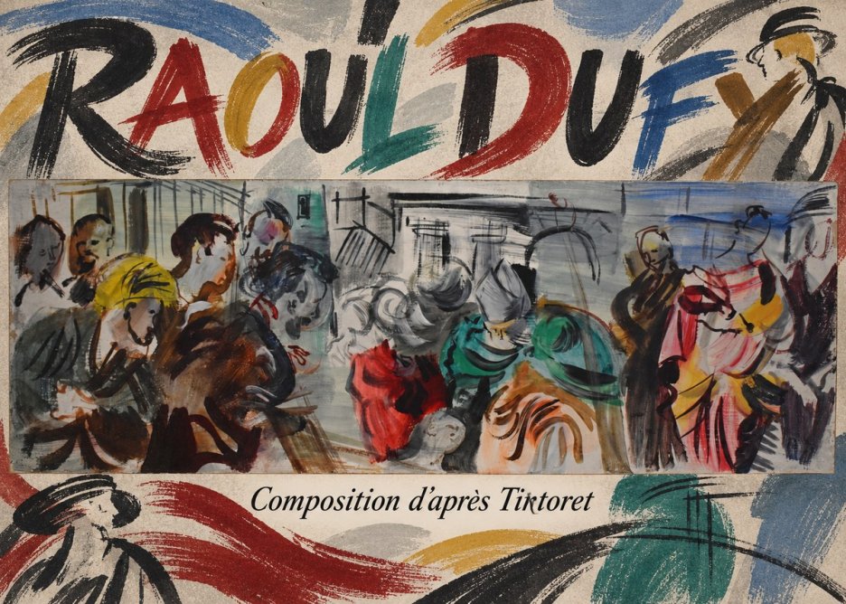 Raoul Dufy Composition D'après Tintoret No6 - Plakat