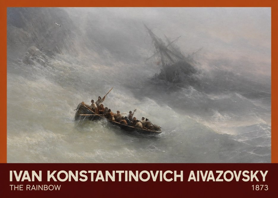 Ivan Konstantinovich Aivazovsky The Rainbow No3 - Plakat