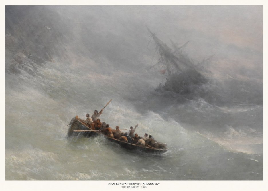 Ivan Konstantinovich Aivazovsky The Rainbow No5 - Plakat