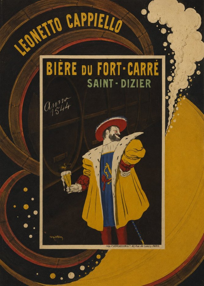 Leonetto Cappiello Bière Du Fort-carré Saint-dizier No6 - Plakat