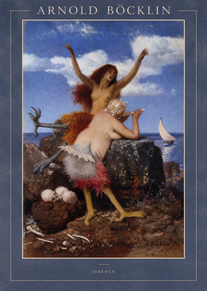 Arnold Böcklin Sirenen No2 - Plakat