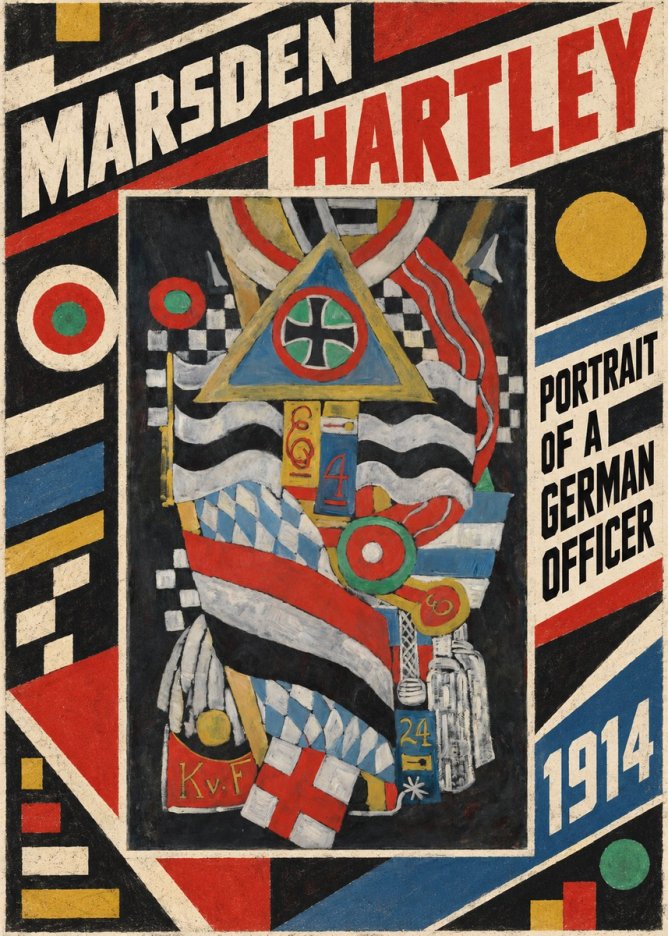 Marsden Hartley Portrait of a German Officer I No4 - Plakat