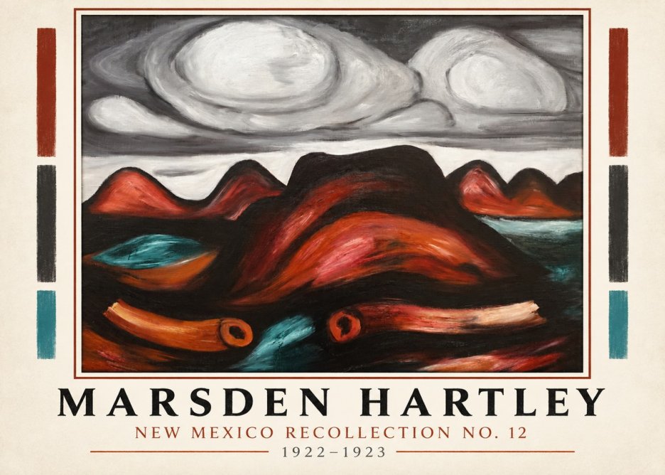 Marsden Hartley New Mexico Recollection No. 12 No1 - Plakat