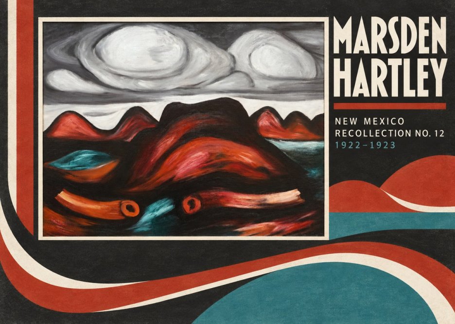Marsden Hartley New Mexico Recollection No. 12 No2 - Plakat