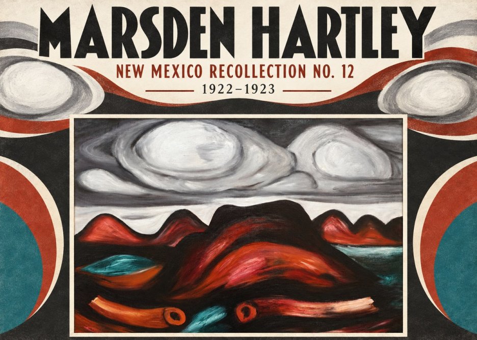 Marsden Hartley New Mexico Recollection No. 12 No4 - Plakat