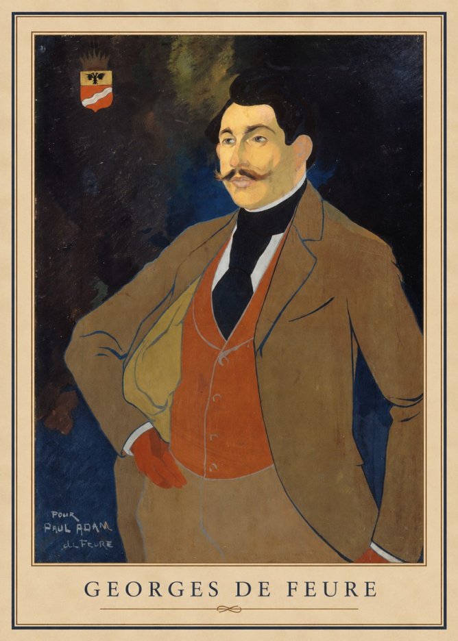Georges de Feure Portrait De Paul Adam No4 - Plakat