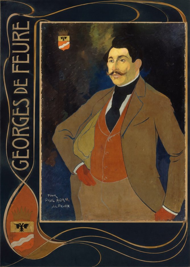 Georges de Feure Portrait De Paul Adam No5 - Plakat