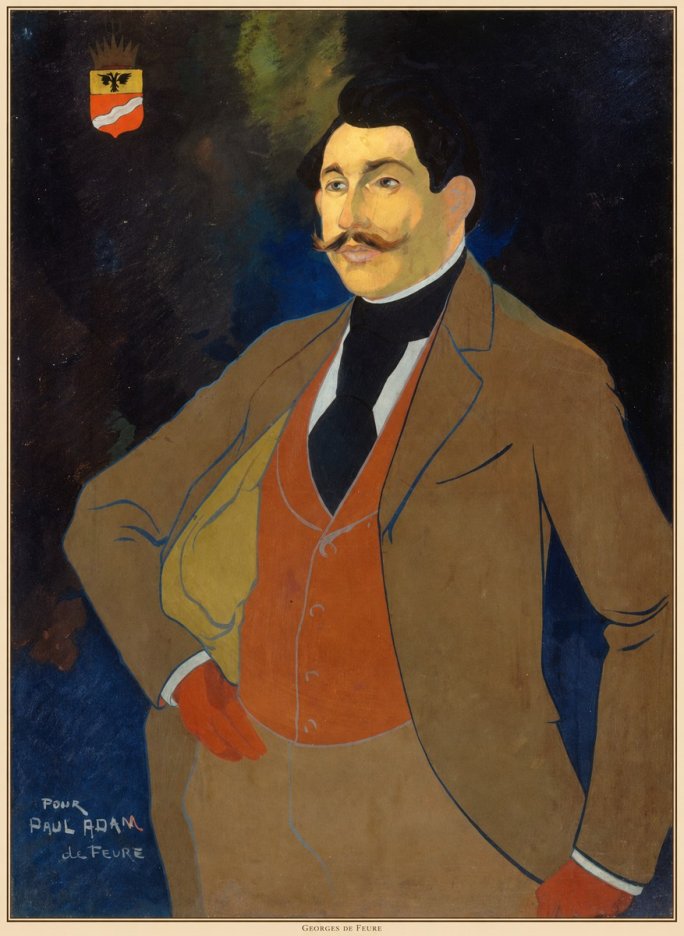 Georges de Feure Portrait De Paul Adam No6 - Plakat